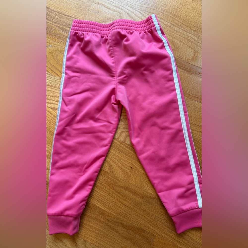 Adidas Kids Pink Warm Up Set - Picture 7 of 7